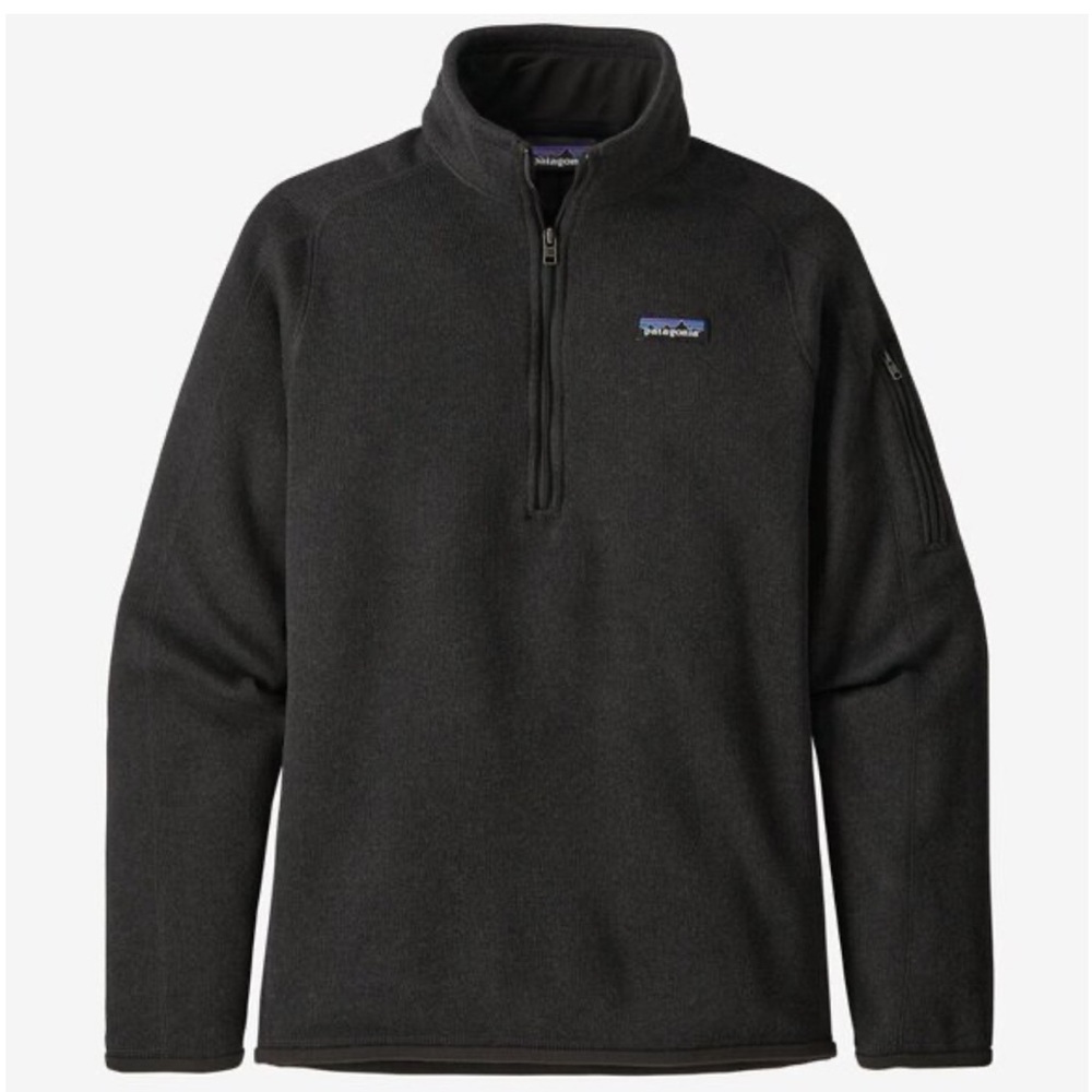 Patagonia Women's Better Sweater® 1/4-Zip Fleece in Black